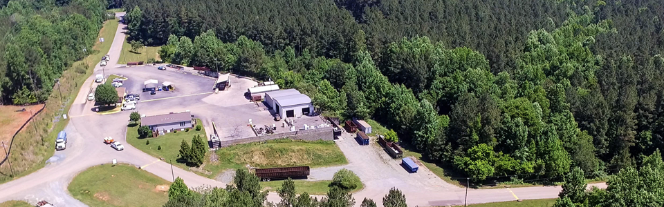 Overhead view of Convenience Center