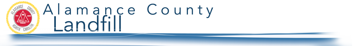 Alamance County Landfill Logo
